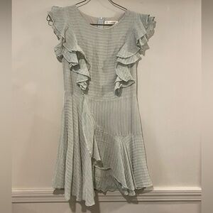 Ruffled Green Dress
